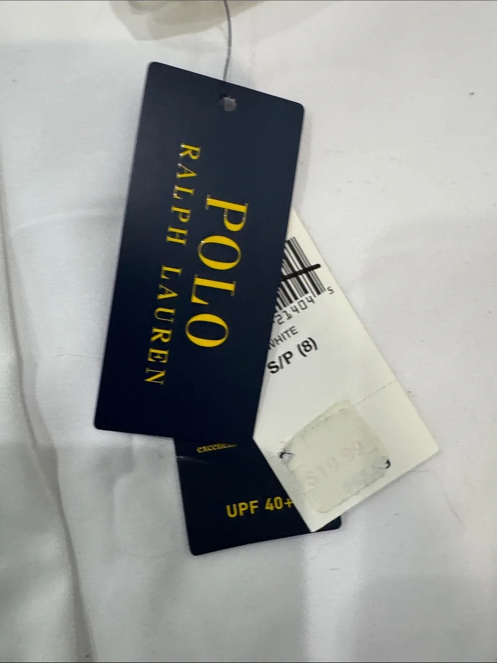 Ralph Lauren Polo Navy and White Raglan Swim Top